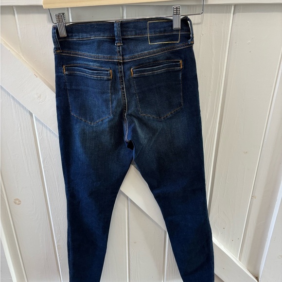 Lole Women's Dark Blue Skinny Jeans 7/8 length size 24 - Picture 3 of 7